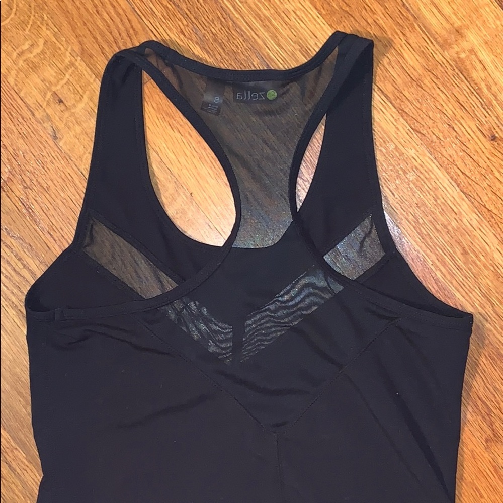 Zella Mesh Cutout Racerback Tank - Picture 7 of 7
